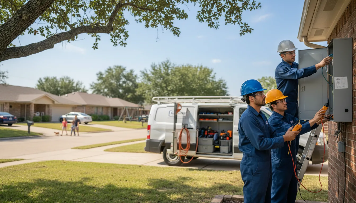 Certified electrician providing emergency electrical services in Escondido, CA